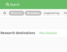 Filtering by a combination of tags